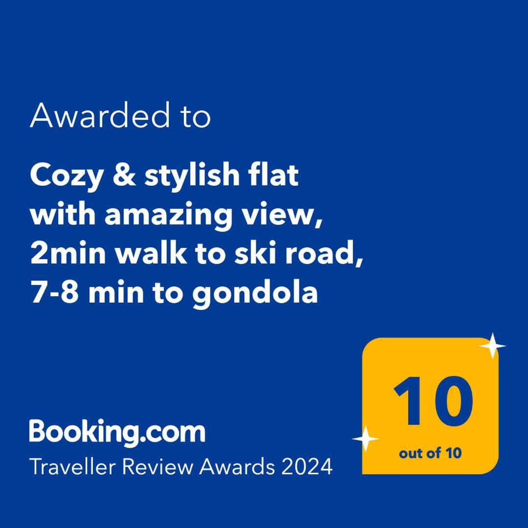 Cozy & Stylish Flat With Amazing View, 2Min Walk To Ski Road, 7-8 Min To Gondola Bansko Værelse billede